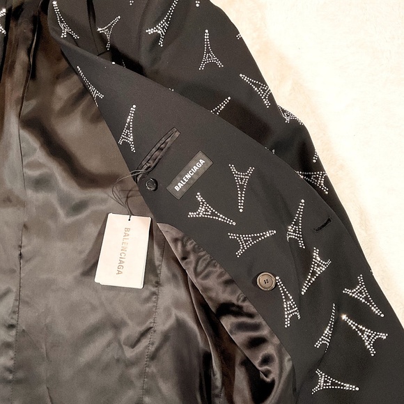 Balenciaga Eiffel Tower 80s shoulder jacket - Picture 12 of 16